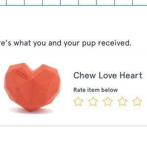 Bark Super Chewer Chew Love Heart
